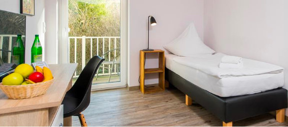 Hotel Flensburg Akademie – Unser kleines Appartement für bis zu 2 Personen.