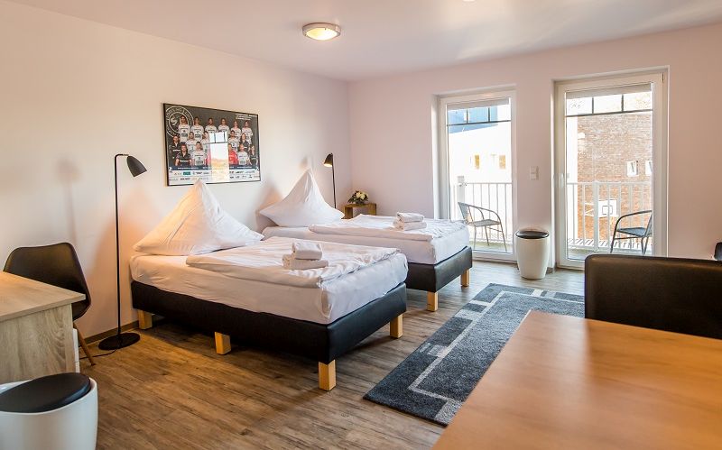 Hotel Flensburg Akademie – Doppelzimmer mit Balkon